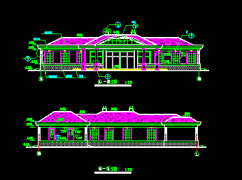 某公園食堂建筑設(shè)計(jì)圖紙免費(fèi)下載 - 園林古建 - 土木工程網(wǎng)